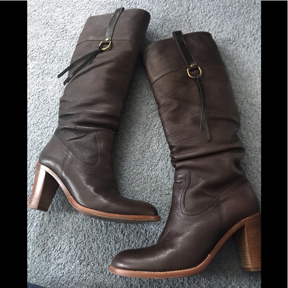 Coach boots - dark brown